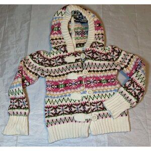 OshKoshB'Gosh Toddler Multicolor Long Sleeve Sweater Hoodie Size 2T